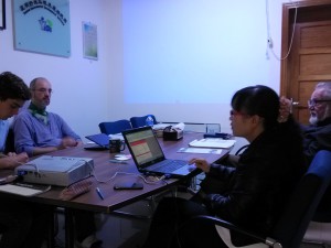 EU-China NGO Twinning Participant Michael Bender at his Host Organisation YEDIs Office