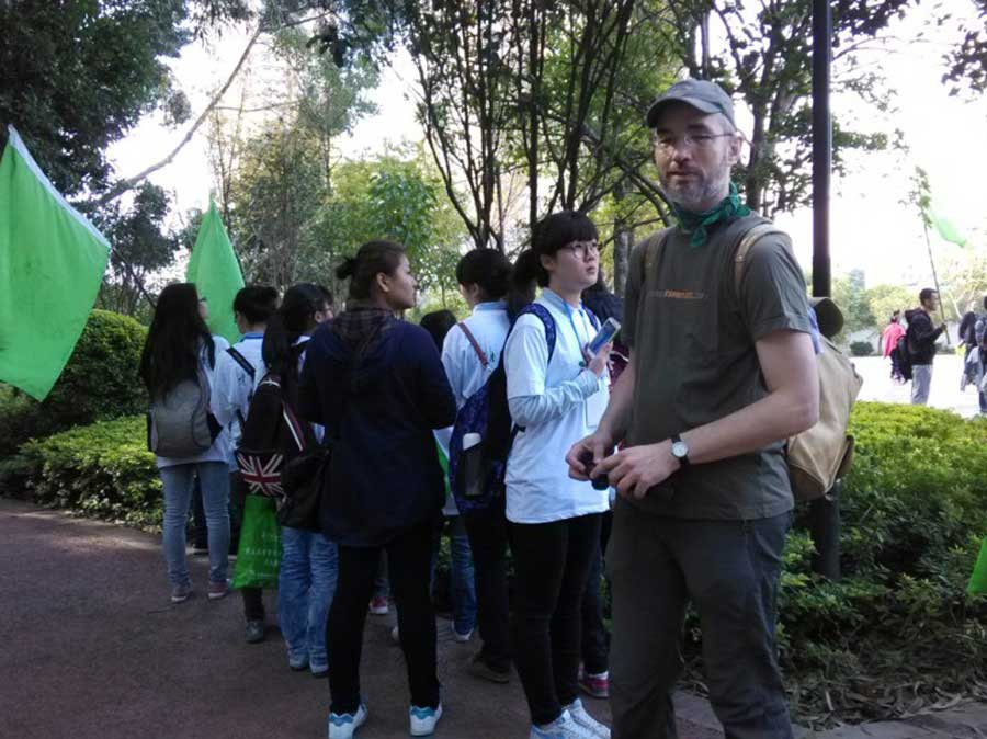 Water policy manager from NGO Grüne Liga joins the YEDI team in Kunming